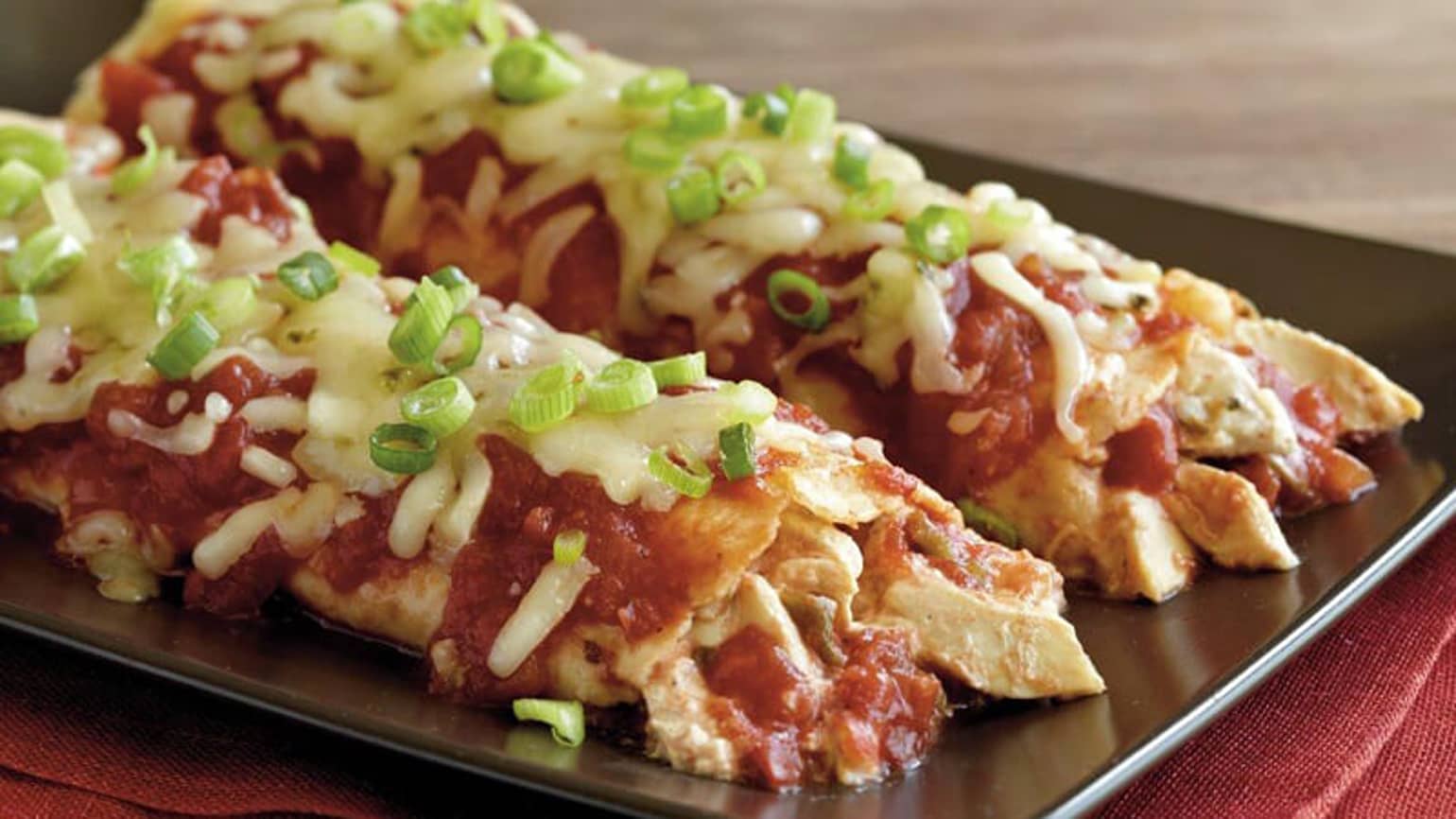 Spicy Chicken Enchiladas